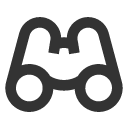 иконки binoculars, бинокль