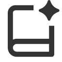 иконка book ai, book, книга, ai
