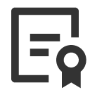 иконки certificate 2, certificate, сертификат