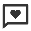 иконка chat heart, chat, чат, heart, сердце