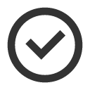 иконка checkbox circle, checkbox, circle