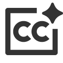 иконка closed captioning ai, closed, captioning, ai