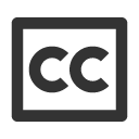 иконки closed captioning, closed, captioning