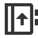 иконка contacts book upload, contacts, контакты, book, книга, upload, загрузка