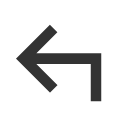 иконка corner up left, corner, up, стрелка вверх, left, стрелка