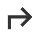 иконка corner up right, corner, up, стрелка вверх, right, стрелка