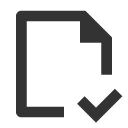 иконка file check, file, файл, check, галочка