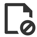 иконки file forbid, file, файл, forbid