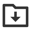 иконка folder download, загрузки, folder, папка, download, скачать