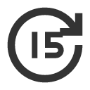 иконки forward 15, forward, вперед, 15