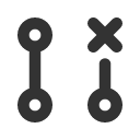 иконка git close pull request, git, close, закрыть, pull, request