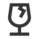 иконки goblet broken, goblet, broken, предупреждение