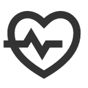 иконки heart pulse, heart, сердце, pulse