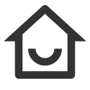 иконка home smile, home, дом, smile, смайлик