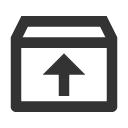 иконка inbox unarchive, inbox, почта, unarchive