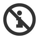 иконка information off, information, информация, off