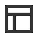 иконка layout 3, layout, макет