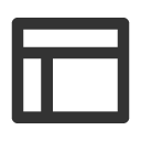 иконка layout 5, layout, макет