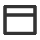 иконка layout top, layout, макет, top