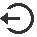 иконка logout circle, logout, выход, circle