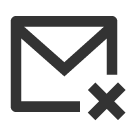 иконка mail close, mail, почта, close, закрыть