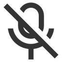 иконки mic off, mic, микрофон, off