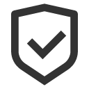 иконка shield check, shield, щит, check, галочка