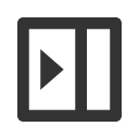 иконка sidebar unfold, sidebar, монитор, unfold