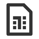 иконка sim card 2, sim, card, кредитная карточка
