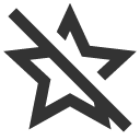 иконка star off, star, звезда, off