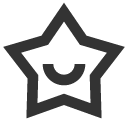 иконка star smile, star, звезда, smile, смайлик