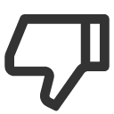 иконка thumb down, thumb, down, стрелка