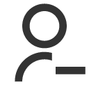 иконки user minus, user, пользователь, minus, минус