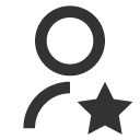 иконка user star, user, пользователь, star, звезда