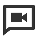 иконка video chat, video, видео, chat, чат