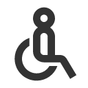 иконки wheelchair, инвалидное кресло