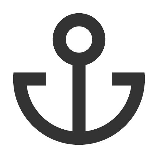 иконка anchor, якорь,