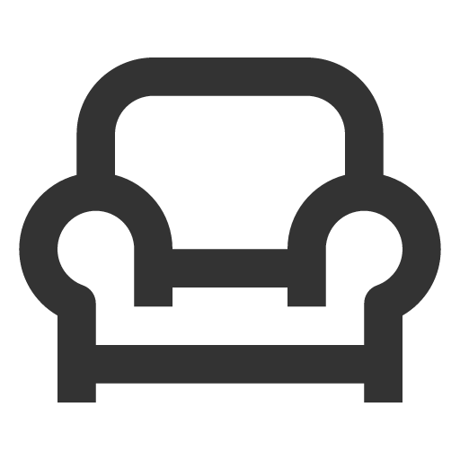 иконка armchair, кресло,