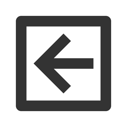 иконка arrow left box, arrow, стрелка, left, box, коробка,