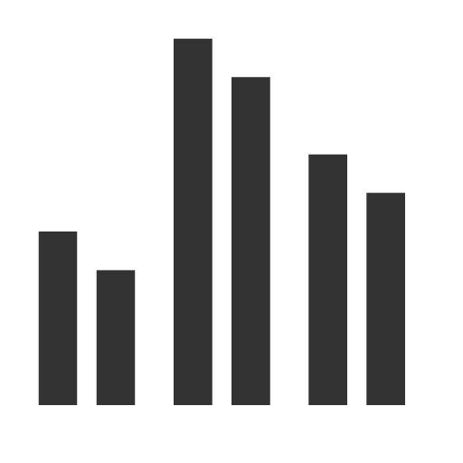 иконка bar chart grouped, bar, chart, график, grouped,