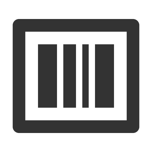 иконка barcode box, barcode, штрих код, box, коробка,