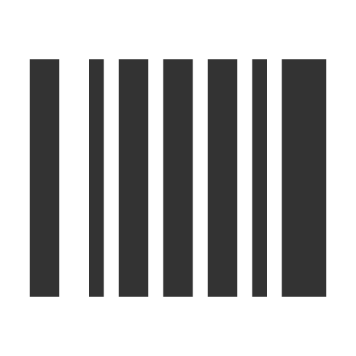 иконка barcode, штрих код,