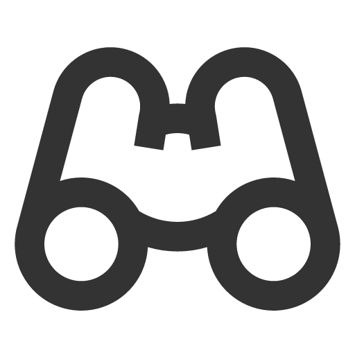 иконка binoculars, бинокль,