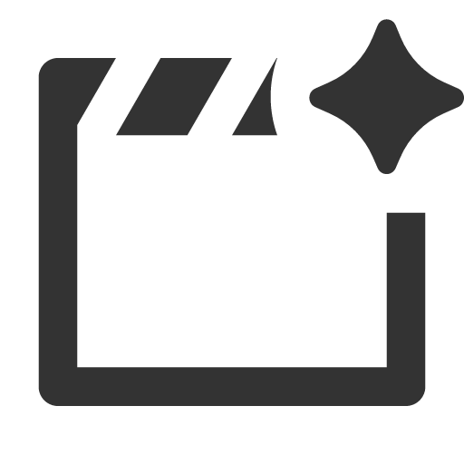иконка clapperboard ai, clapperboard, ai,