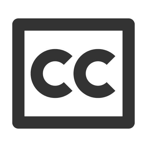 иконка closed captioning, closed, captioning,