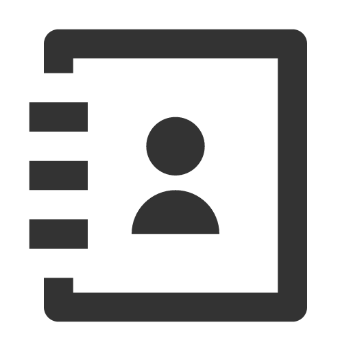 иконка contacts book 3, contacts, контакты, book, книга,