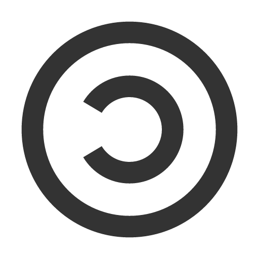 иконка copyleft,