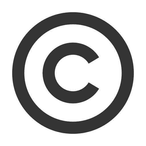 иконка copyright,