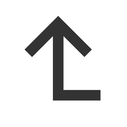 иконка corner left up, corner, left, стрелка, up, стрелка вверх,