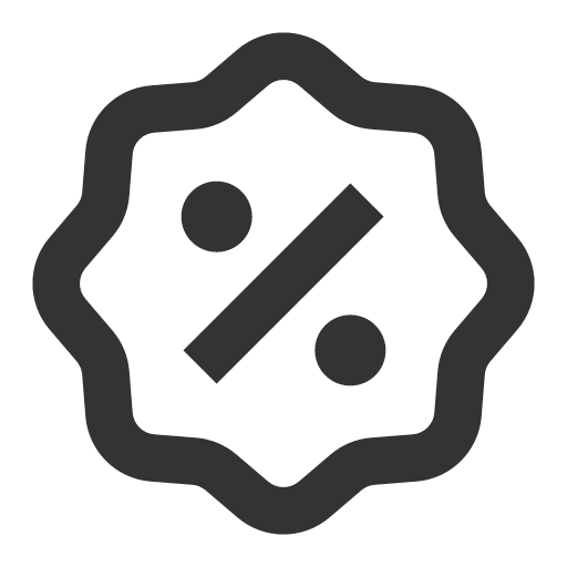 иконка discount percent, discount, выключатель, percent,